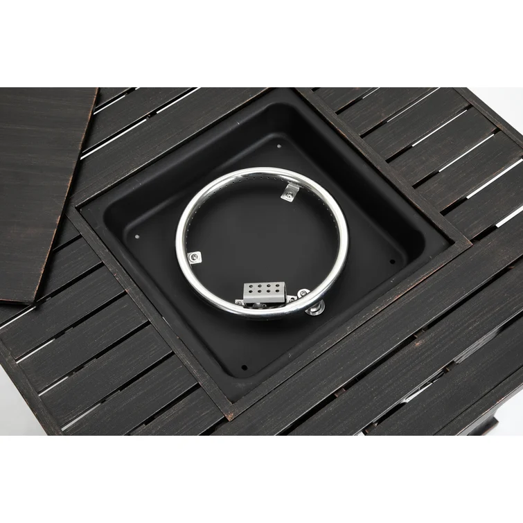 5-Piece Patio Fire Pit Dining Set