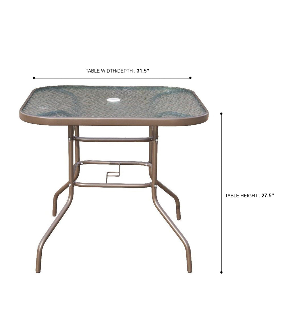 5-Piece Outdoor Patio Dining Set