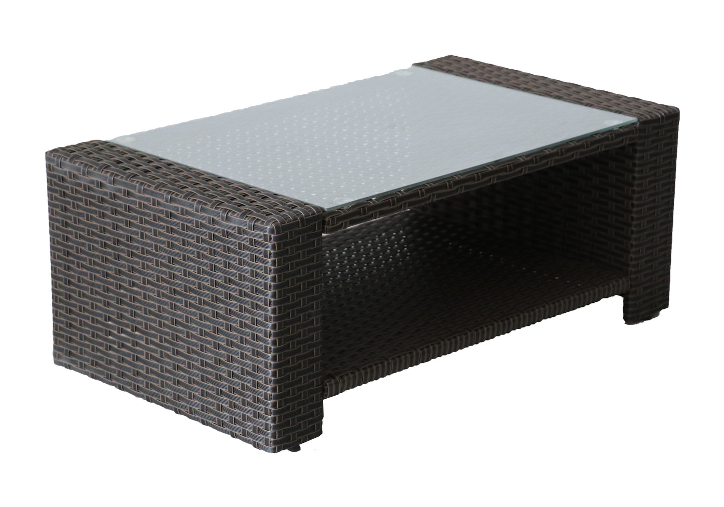4 Piece Rattan Patio Seating Group with Cushions