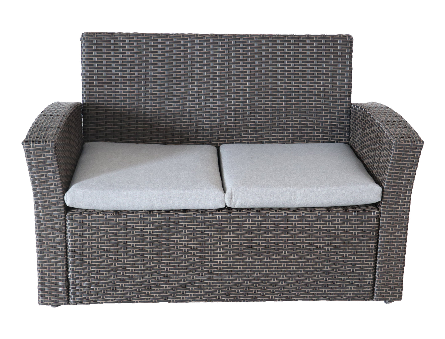 4 Piece Rattan Patio Seating Group with Cushions