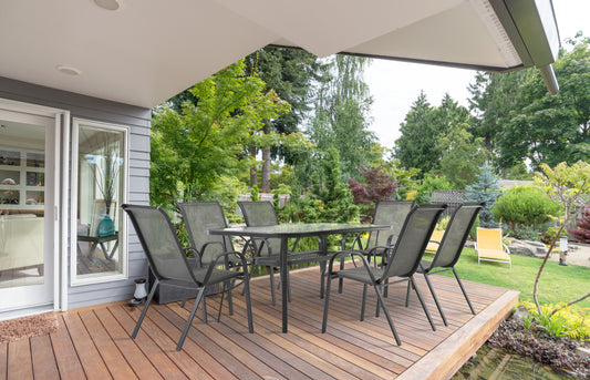 7-Pieces Patio Dining Set - Gray