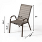 7-Pieces Patio Dining Set - Wavy Brown
