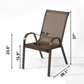 7-Pieces Patio Dining Set - Brown