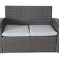 4 Piece Rattan Patio Seating Group with Cushions