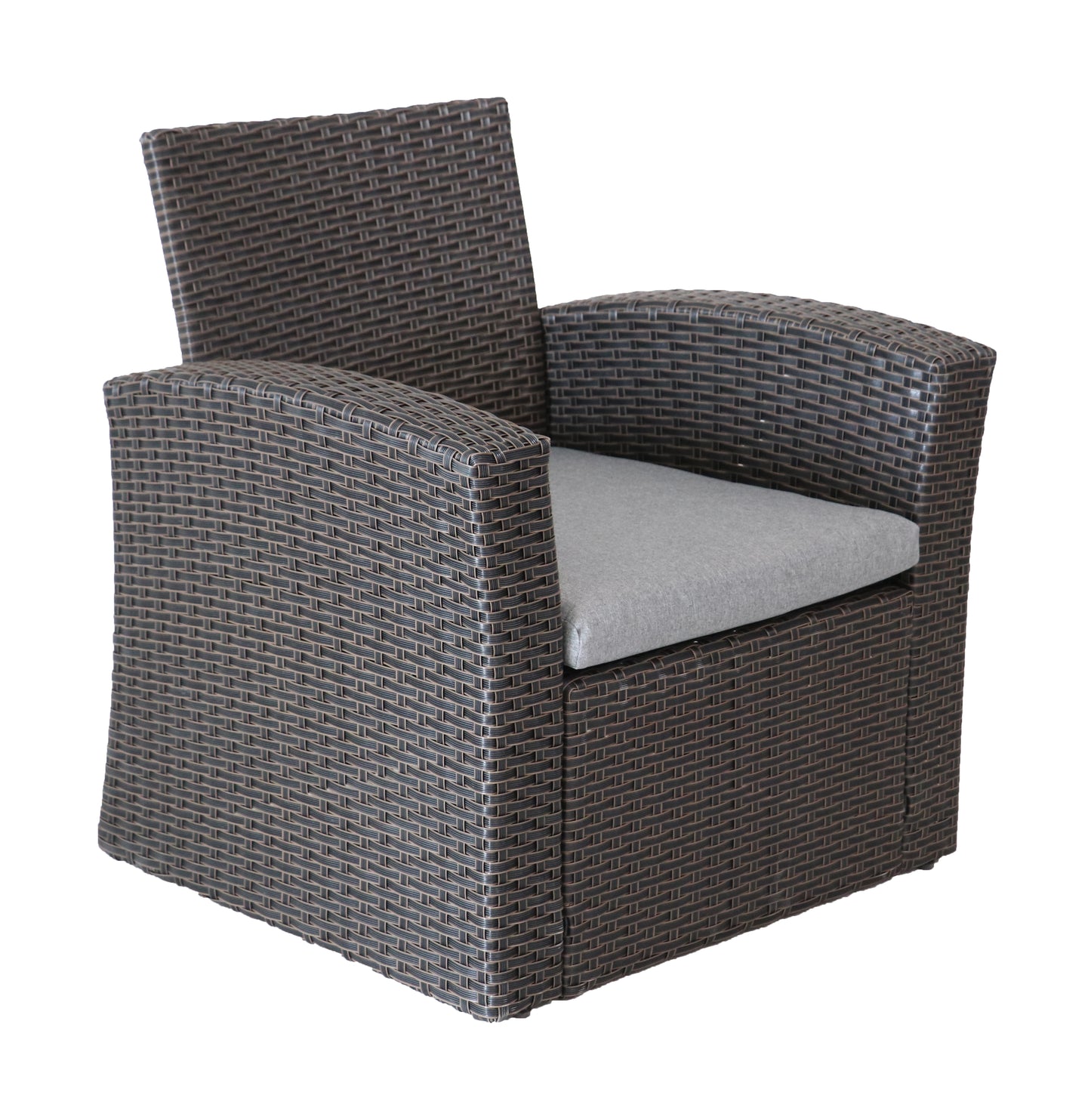 4 Piece Rattan Patio Seating Group with Cushions