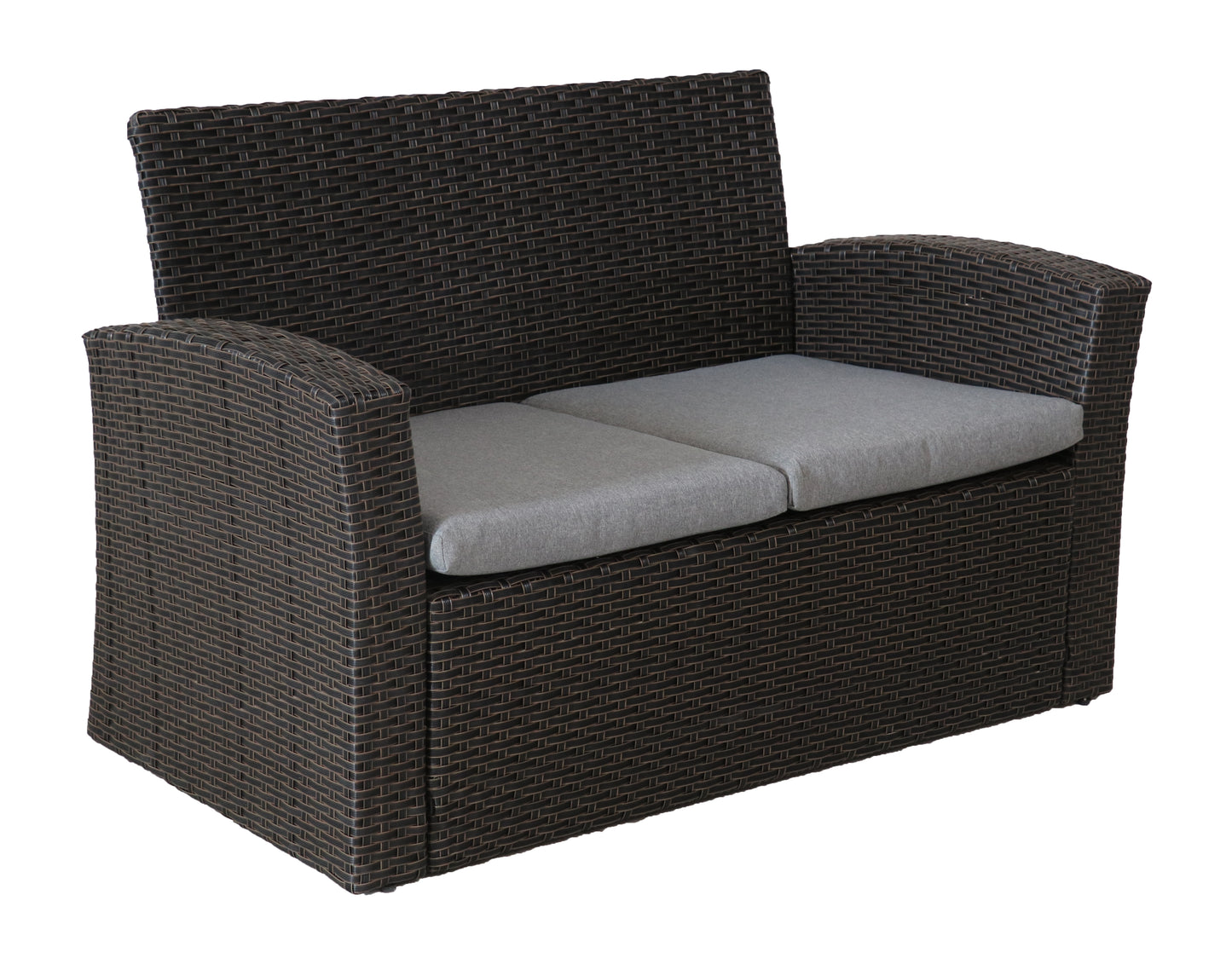4 Piece Rattan Patio Seating Group with Cushions