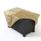 7-Pieces Patio Dining Fire Pit Set - Wavy Brown