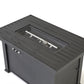 7-Pieces Patio Dining Fire Pit Set - Gray