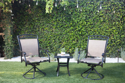 3 Pcs Patio Bistro Set